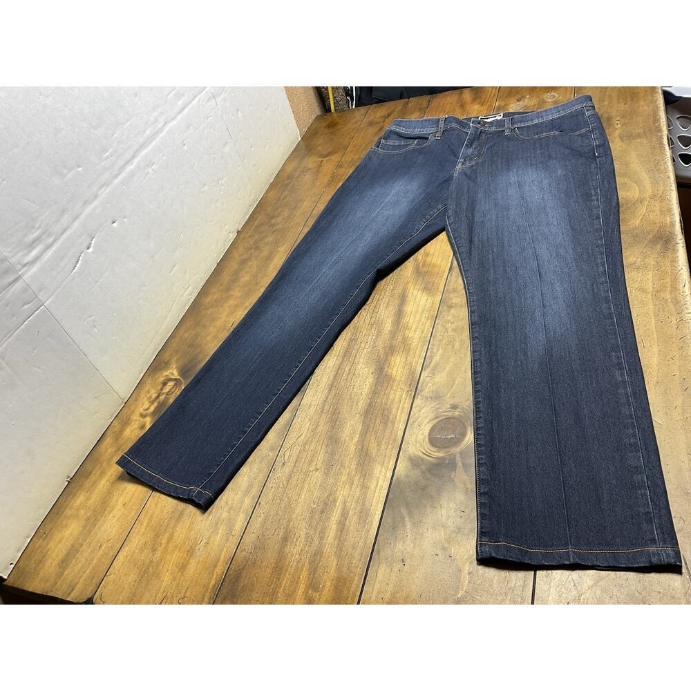 Travis Mathew Jeans Mens 35x30 Blue Straight Leg Dark Wash Denim